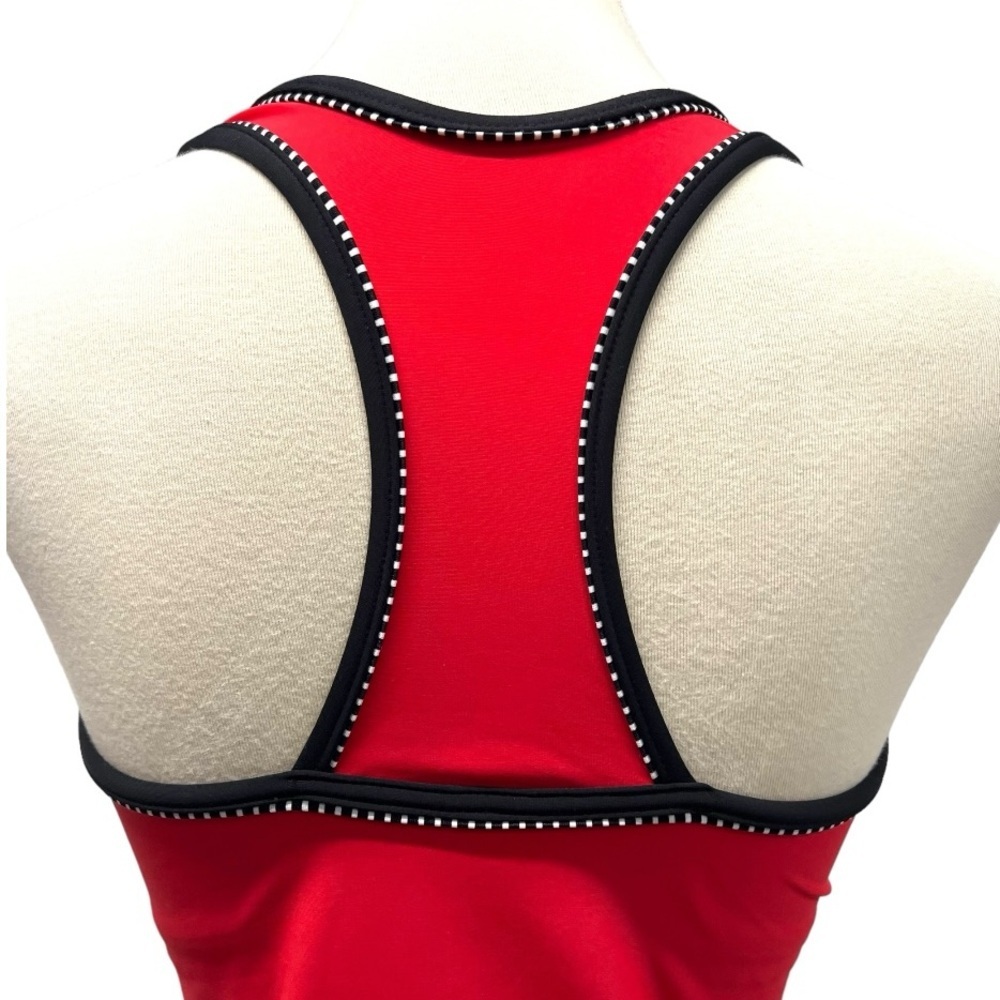 MiracleSuit Red Tank Style Swim Beach Tankini Top Women’s 8D - Picture 6 of 10